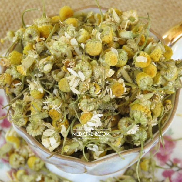 Chamomile for dog and cat stress relief Medicine Room