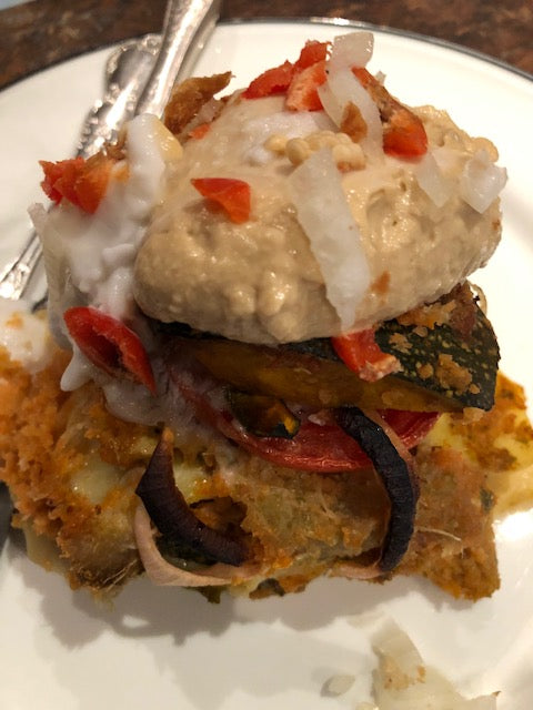 Recipe for vegan lasagne and winter tips for restful weekends!