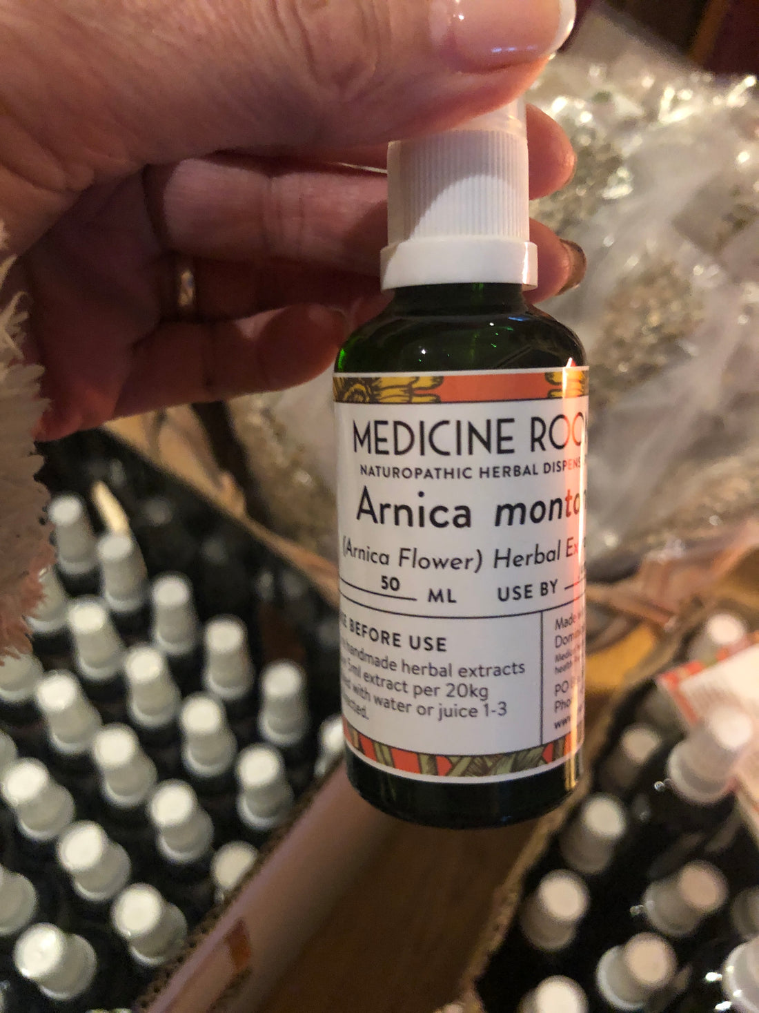 Making throat sprays, poultices, headache relief and solutions for small ailments