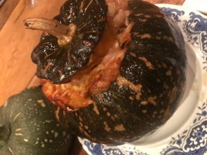 My recipe for stuffed pumpkin and Garden Expo news