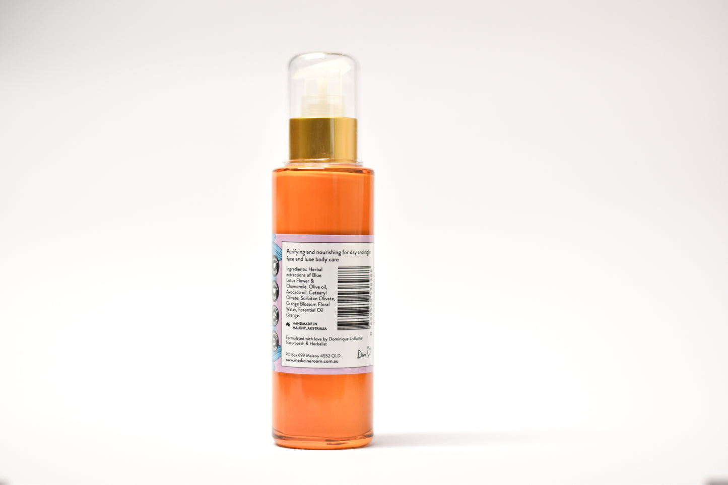 Blue Lotus 100ml herbal face and luxe body moisturiser