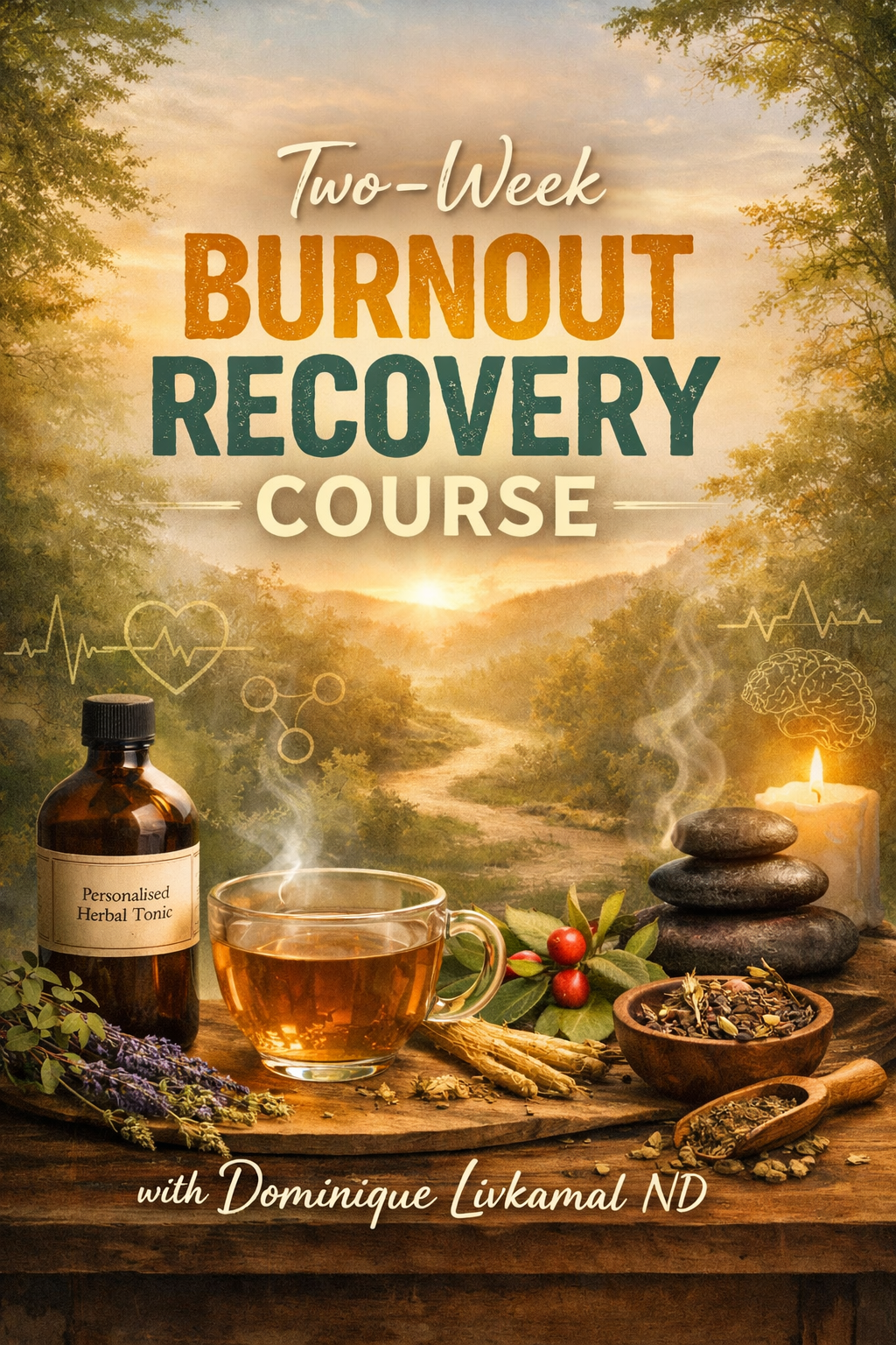 Two‑Week Burnout Recovery Online Course + Personalised Herbal Kit July 21st - August 4th 2026