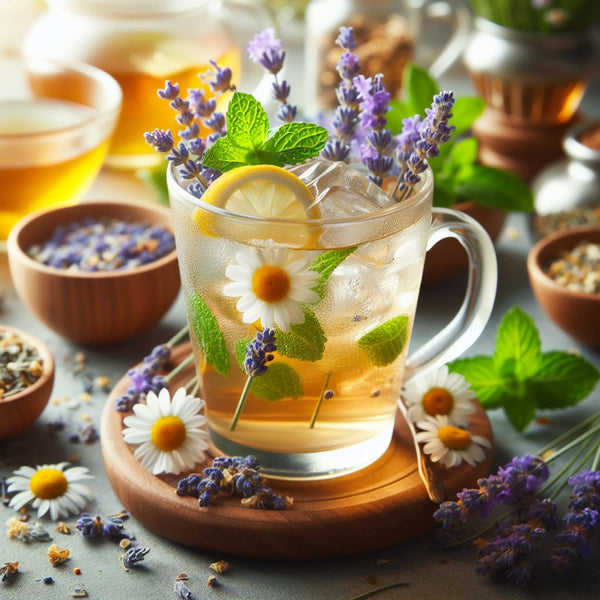 How to Cool Down Your Body with 3 Amazing Herbs . Recipe for summertime tea