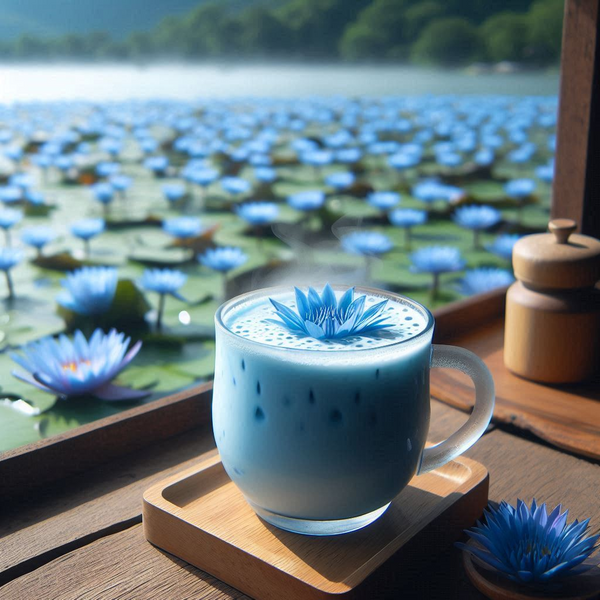 Blue Lotus: Ancient Wisdom Meets deep calm. Recipe for Blue Lotus Mylk.