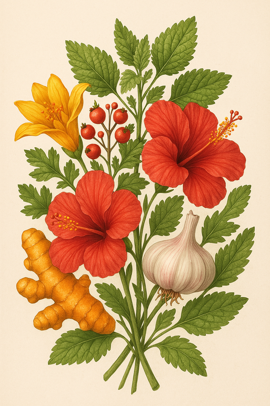 Heart Healthy Herbs from your garden