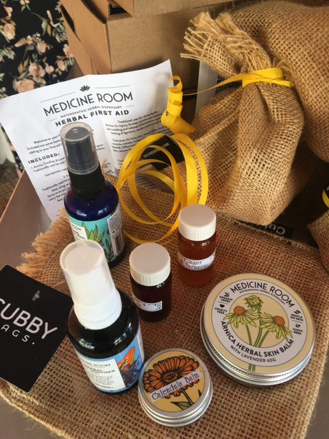 Herbal first aid kits available. Herbs for minor injuries