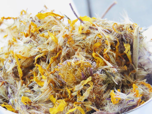 Herbal first aid with arnica, calendula, comfrey and more